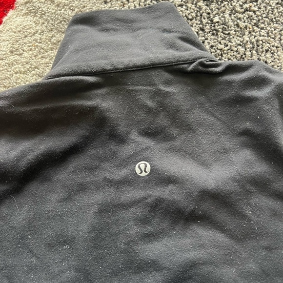 Lululemon Athletica Black Mockneck Zip Up Performance Sweater - Picture 5 of 5